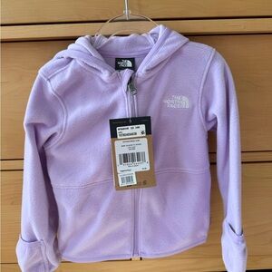The North Face Kids Light Purple Fleece Hoodie